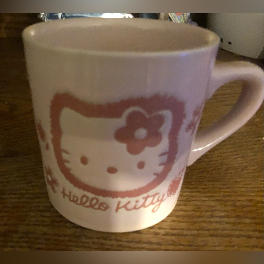 Vintage SANRIO Hello Kitty Mug Cup Ceramic Coffee Cup Japan 1996